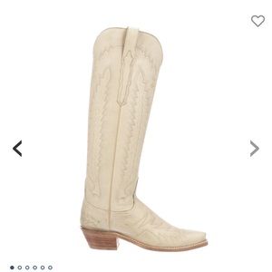 Lucchese Priscilla boot in Glitz Cream size 10.